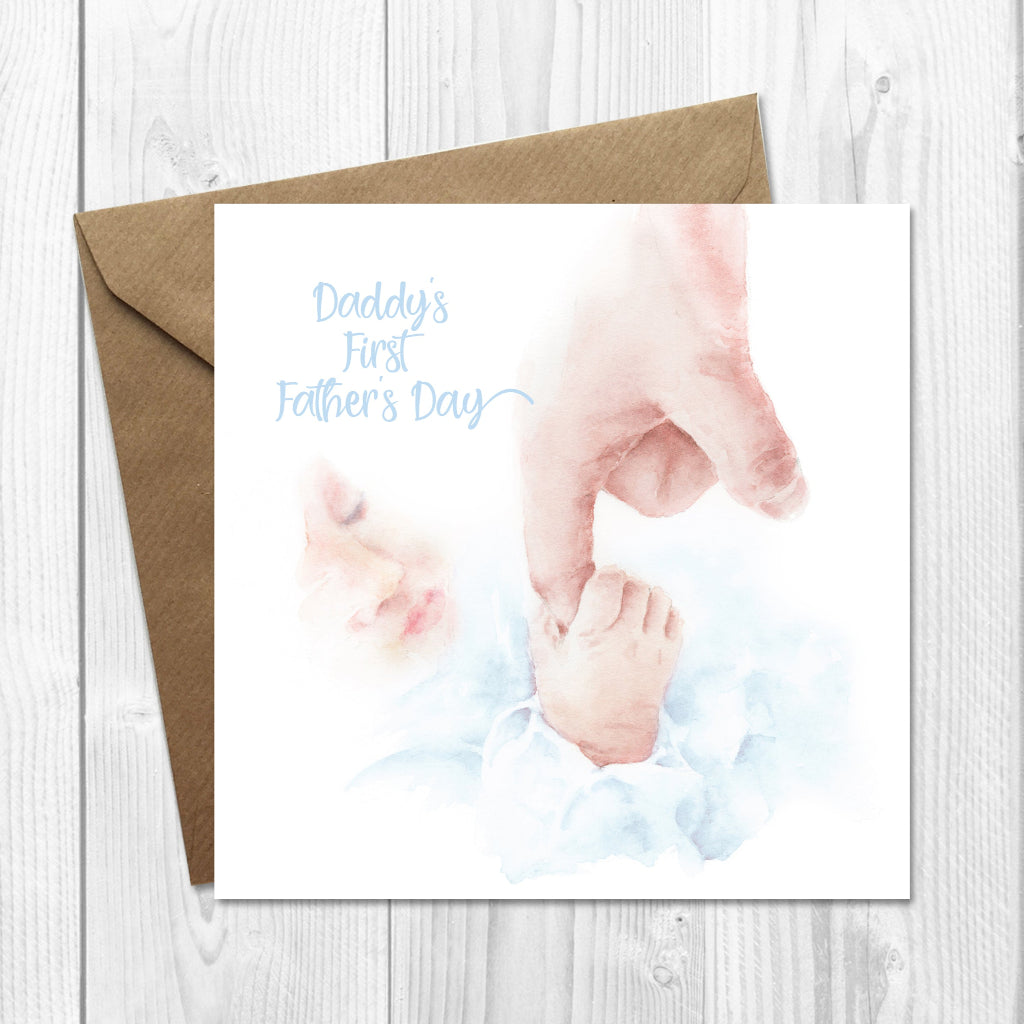 daddys first fathers day card from baby son
