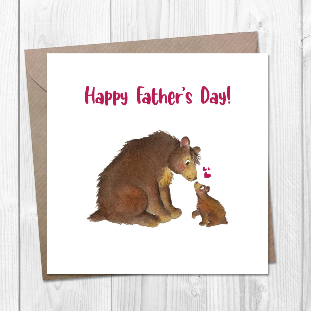 standard bear fathers day card