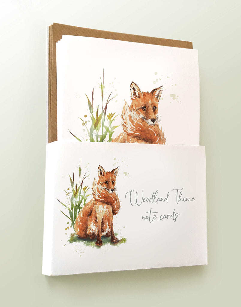 presentation gift pack of cute forestcore greeting cards